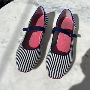 Rothy’s The Square Mary Jane in Sailor Pinstripe!⚓️